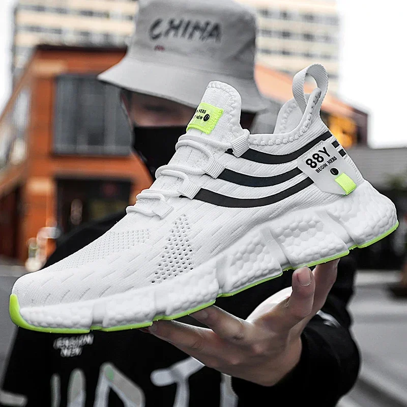 Men Shoes Summer Casual Shoes Men Outdoor Breathable Man Sneakers Women Running Tennis Shoes 2023 Tenis Masculino Jogging Sports
