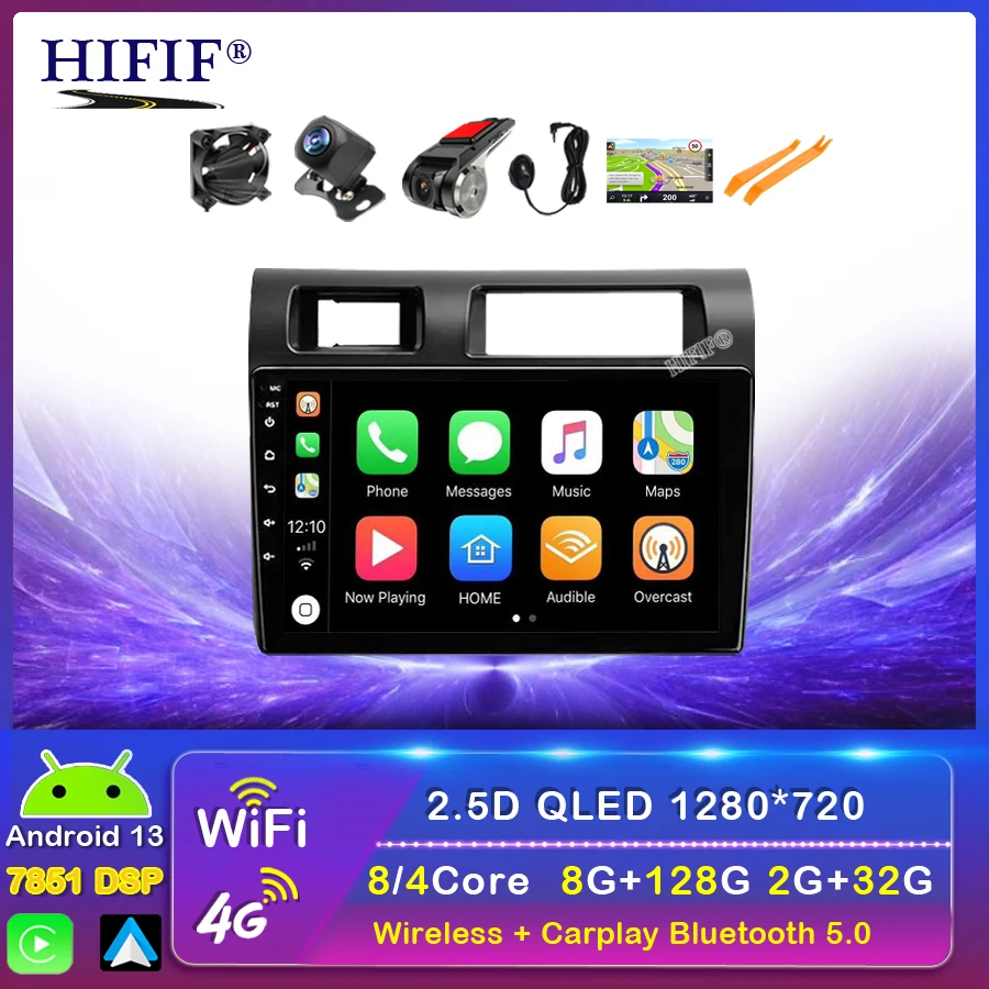 

Android 13 For Toyota Land Cruiser LC 70 Series 2007 - 2020 Car Radio Multimedia Video Player Navigation stereo GPS Carplay Auto