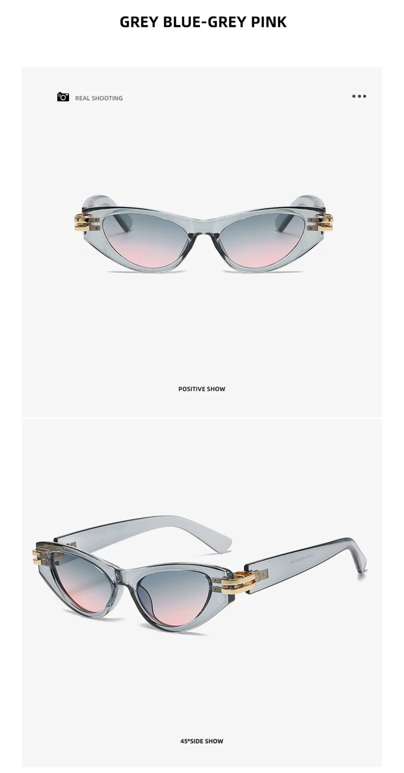 Hochwertige Cat Eye Damen-Sonnenbrille, klassische Damen-Sonnenbrille, modisch, Outdoor, Reisen, Fahren, UV400 – Detail 13