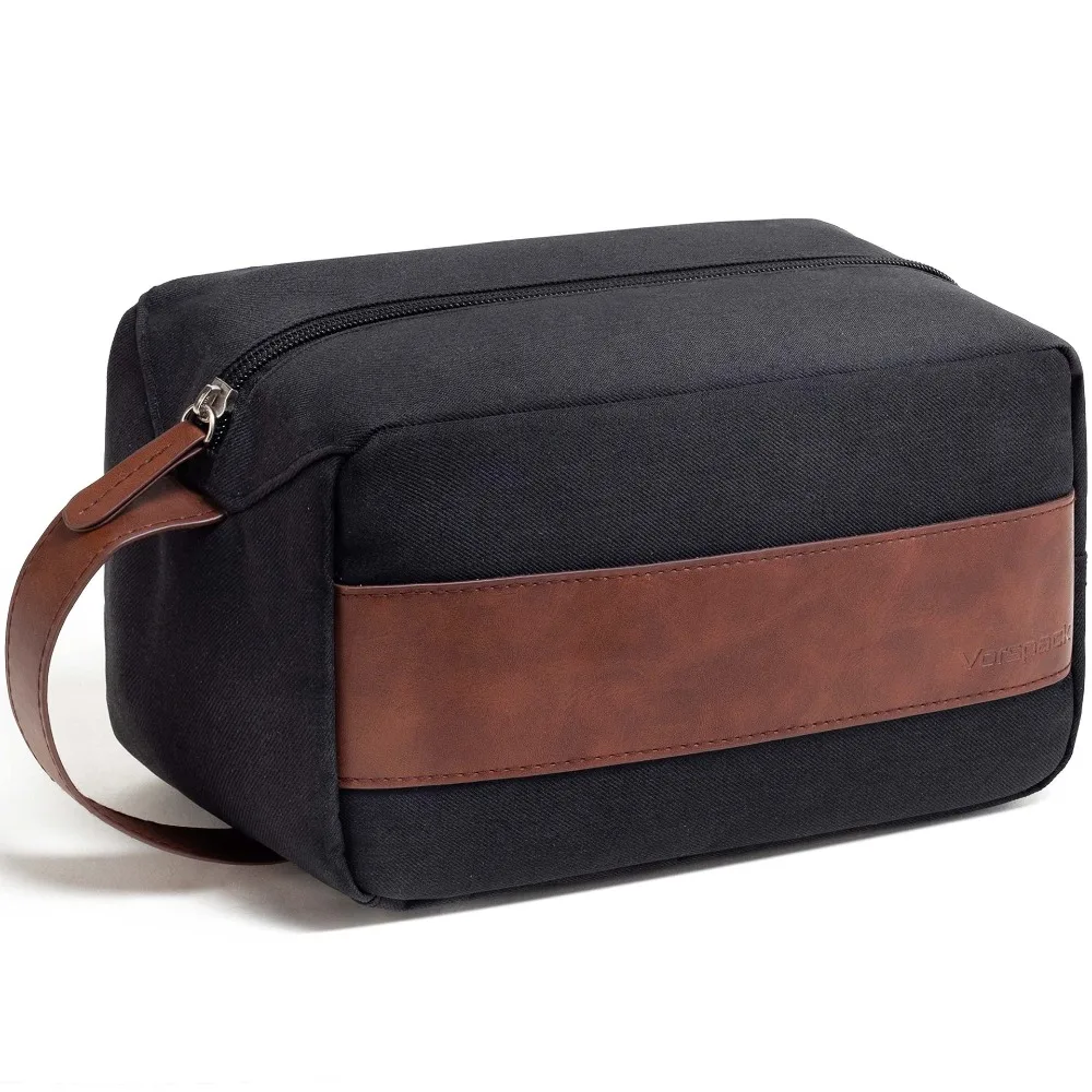 Bolsa de aseo portátil impermeable para hombre, bolsa de aseo ligera de ocio, bolsa de viaje de gran capacidad