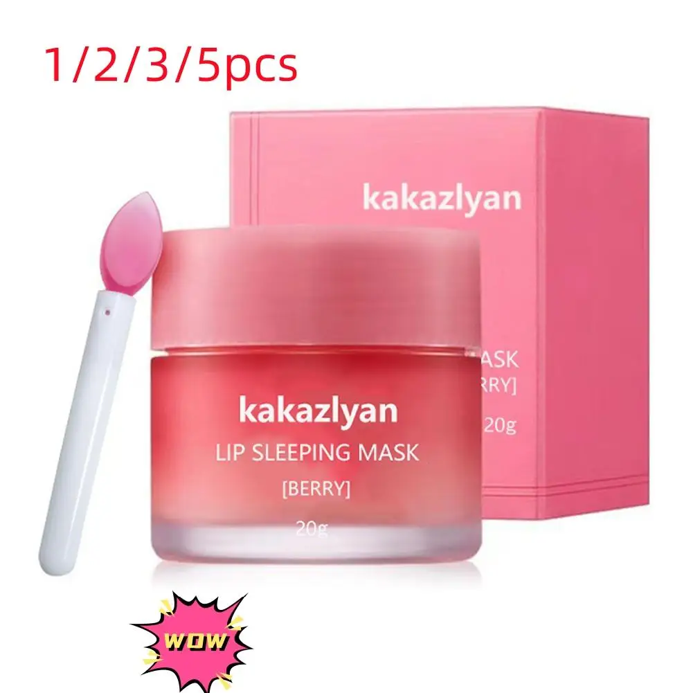 

Korea Sleeping Lip Mask Nourish Moisturizing Hydrate Lip Balm Lip Oil Anti-chapped Plump Er Exfoliating Lip Care Cream 1/2/3/5pc