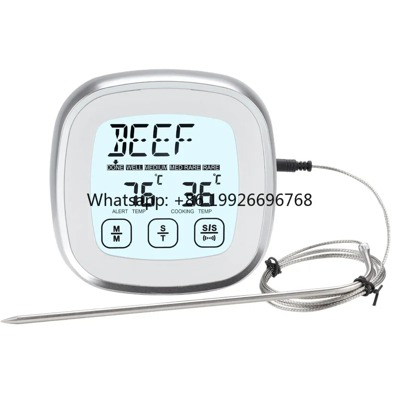 

New Touchscreen Food Thermometer Food Smart Thermometer Digital Thermometer Probe Food