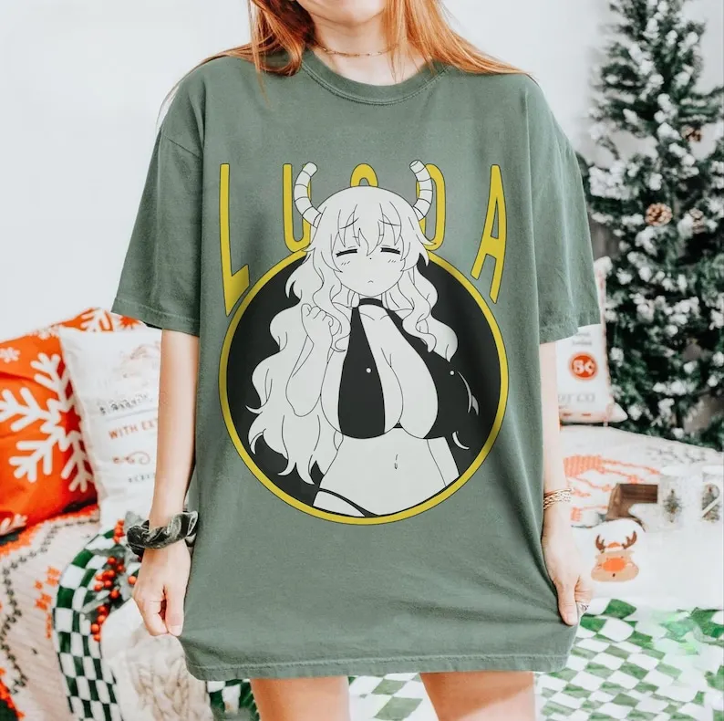 Miss Kobayashi's Dragon Maid T-Shirt Anime Manga Tohru Soft T-Shirt All Size