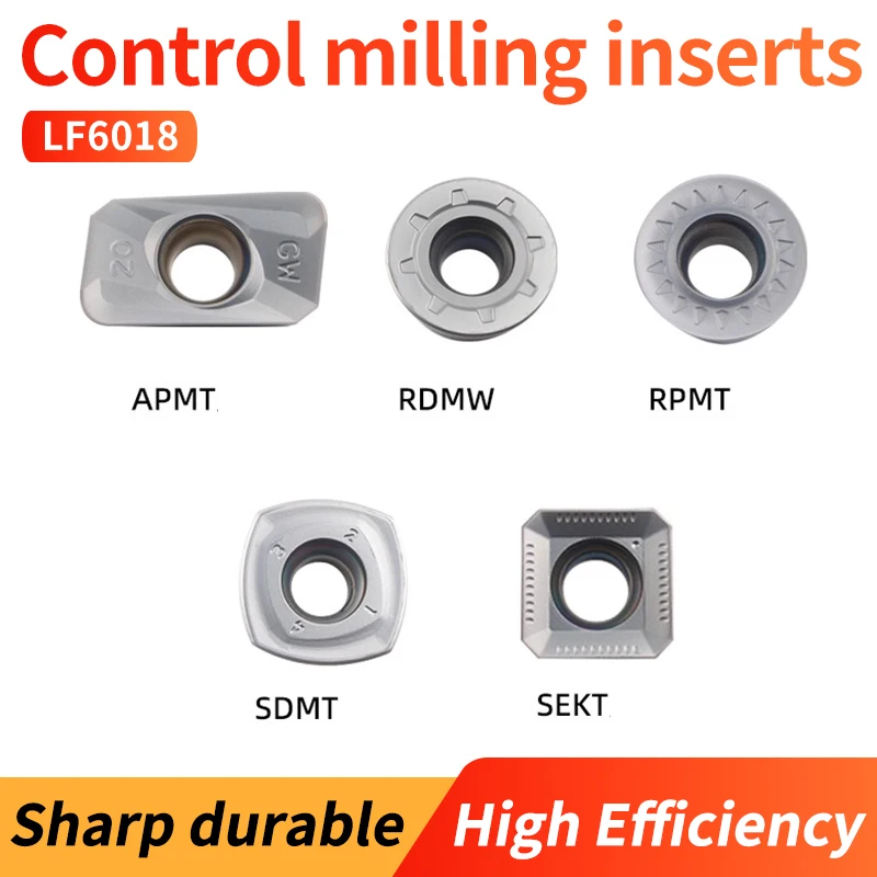 

VOKET CNC milling insert APMT1604PDER-H2 LF6018 arc RPMT1204MO universal