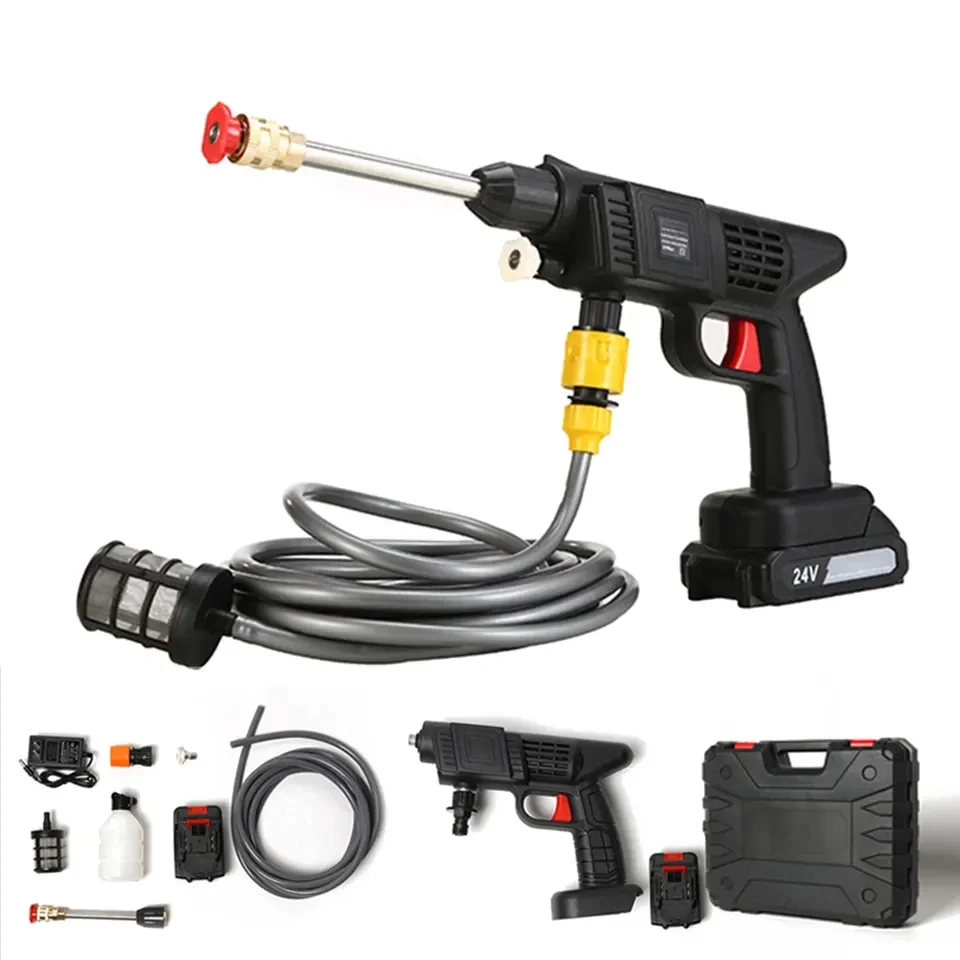 

# Hot Sales Rechargeable Wireless Car Wash Machine Cordless Car Care High-pressure Cleaning Water Spray Gun Car Washer