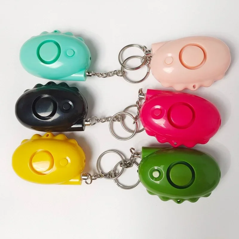 Portable Colorful Anti-wolf Self-defense and Anti-robbery Cute Shape Call for Help Lighting with LED Lights Alarm Self Defense