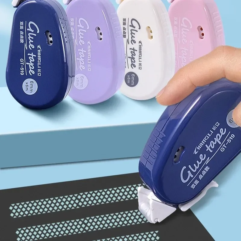 6 متر * 6 مللي متر لاصق على الوجهين النقاط شريط لاصق DIY بها بنفسك سكرابوكينغ ألبوم صور مجمعة لوازم مكتبية المدرسة الأسطوانة الشريط #1