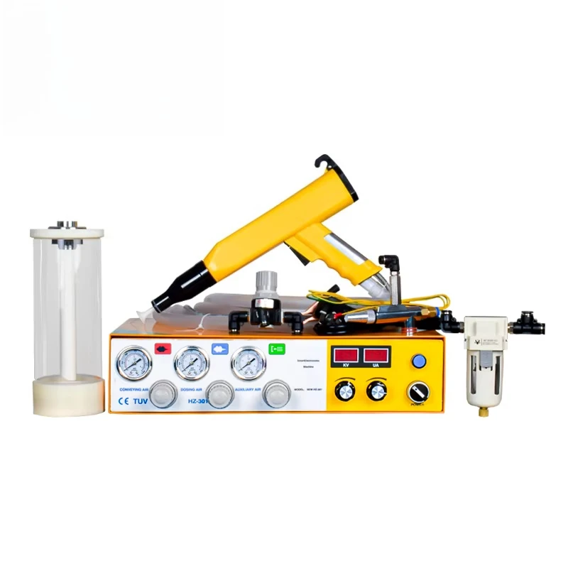Small Batch Electrostatic Powder Sprayer for Metal Coating for Small Spaces