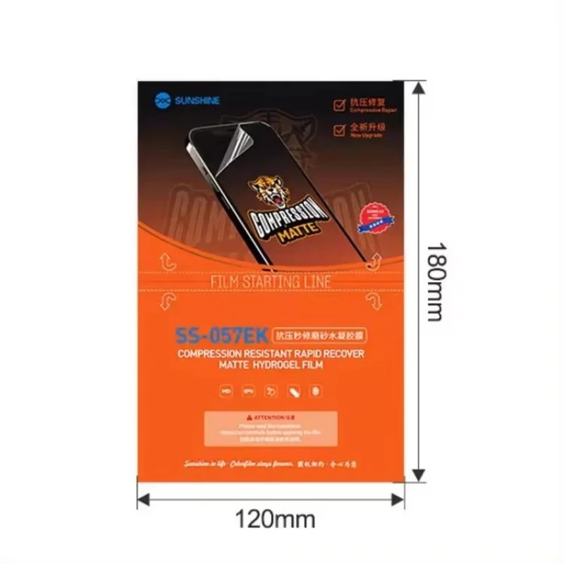 SUNSHINE SS-057EK Compression Resistant Rapid Recover Quick Recovery Matte hydrogel Film Screen Protector