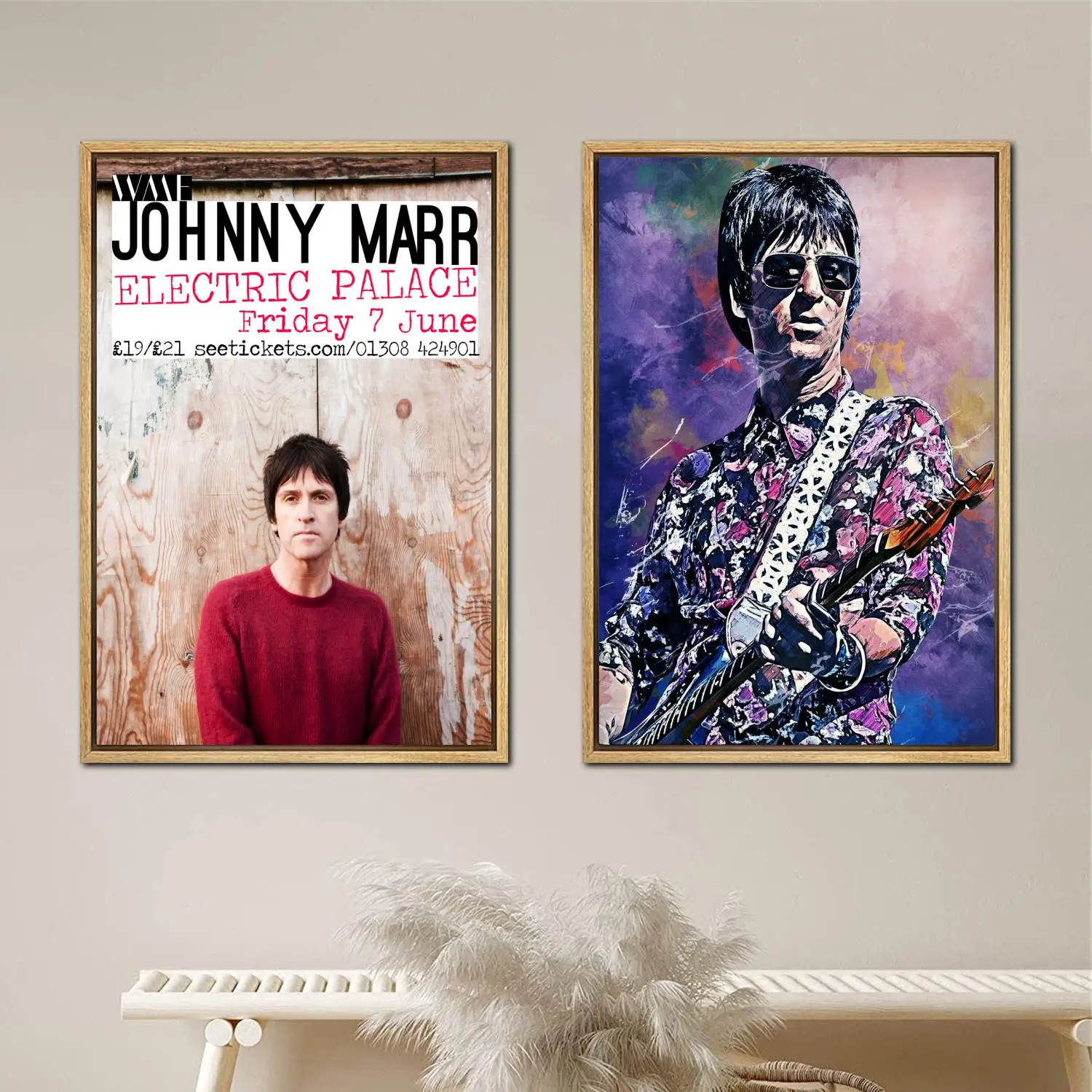 Johnny Marr Poster Painting 24x36 Wall Art Canvas Posters room decor Modern Family bedroom Decoration Art wall decor