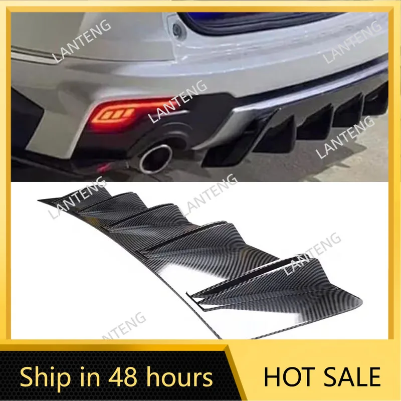 

Задний диффузор автомобиля Shark 10, бампер, крыло, сплиттер, спойлер для подбородка, губа для H0nda CR-V CRV, защита тела, черный