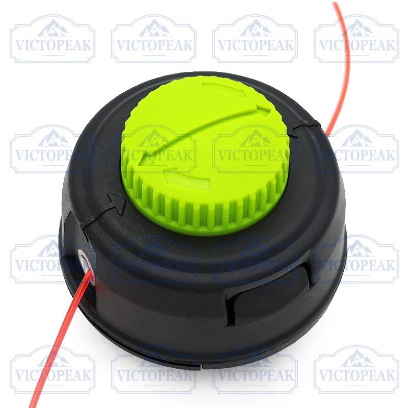 M10*1.25mm Grass Trimmer Head with Winding Handle Easy to Wind Line Brush Cutter Head Garden Tool Parts Replacement Accessories view 2