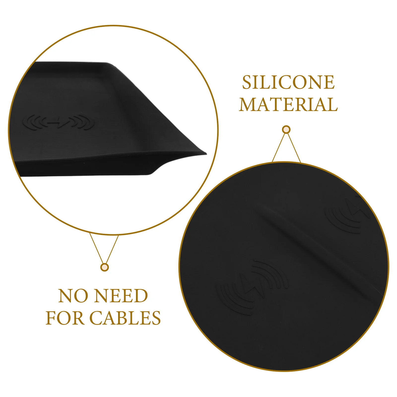 

Car Center Pad Silicone Armrest Cushion Universal Fit For Model3 Non-Slip Console Protector Vehicle Interior Mat Console