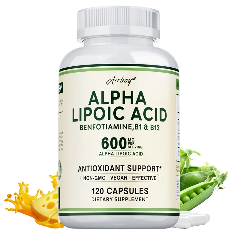 

Альфа-липоевая кислота - антиоксиданты, поддерживающие здоровье нервной системы, способствуют детоксикации печени.