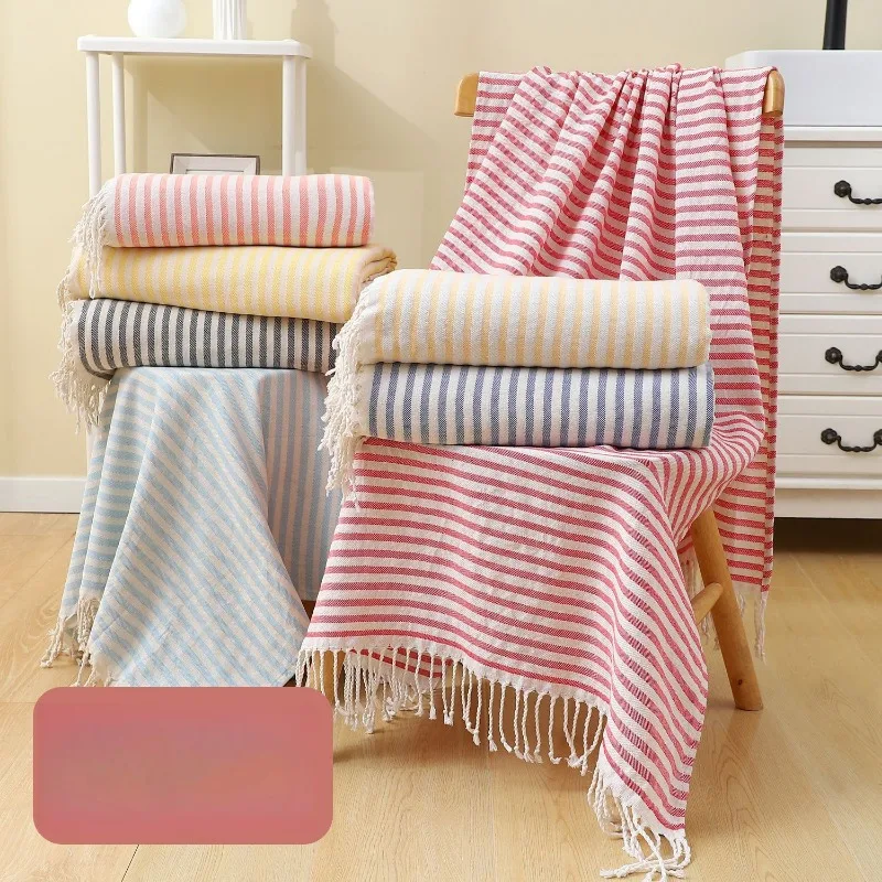 1pcs Polycotton Beach Blanket Fit Pool Rest Outdoor Photoshoot Homestay Decoration Chic Reusable Fabric Towel For Scene Layout