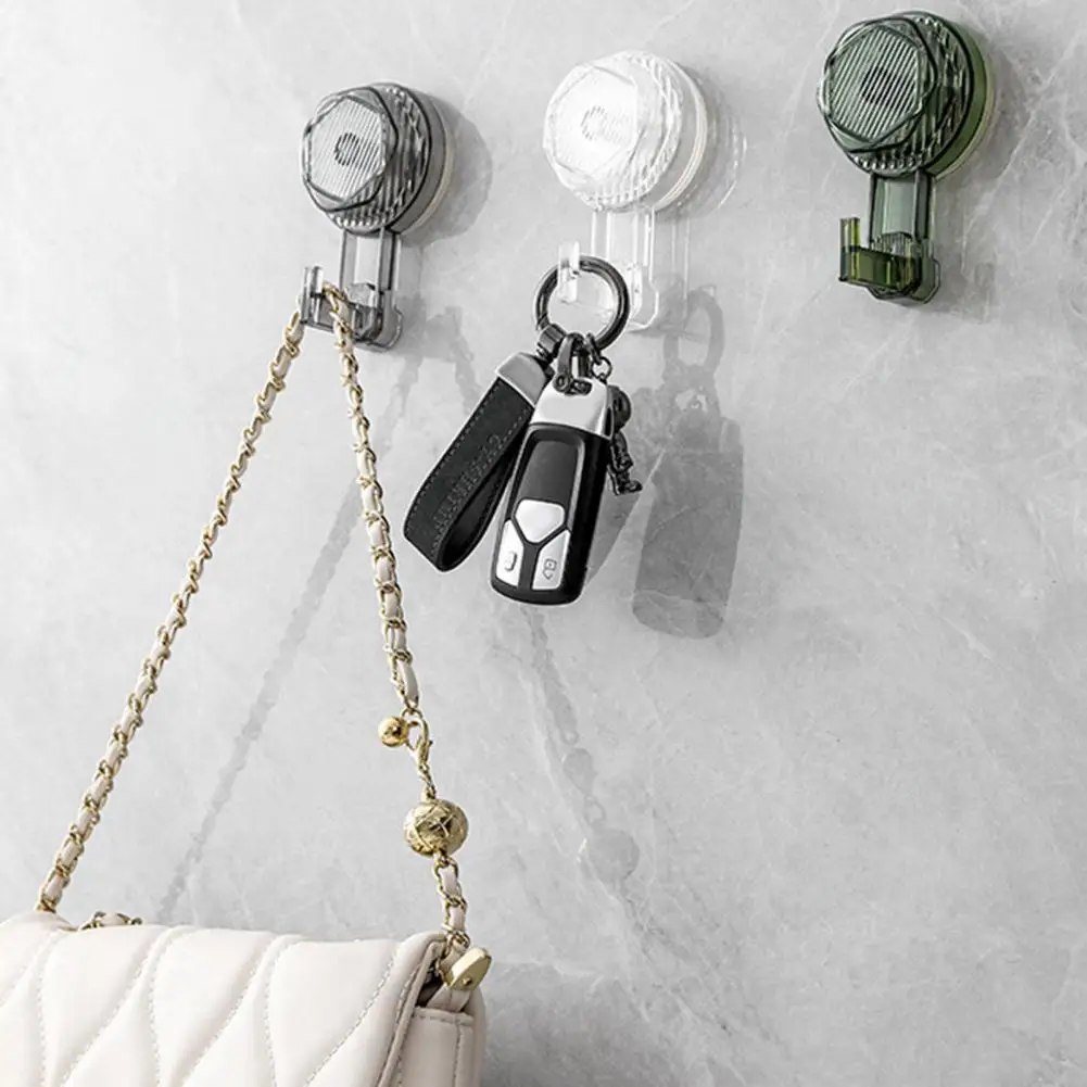 Reusable Washable Hook Reusable Strong Suction Cup Hooks for Bathroom Kitchen Space-saving Storage Hooks with Easy for Hanging
