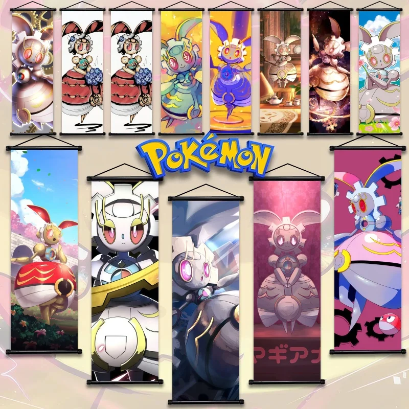 

Enchanting Pokémon Magearna Scroll Posters - Ideal for Adding a Sci - fi Touch to Pokémon - themed Spaces