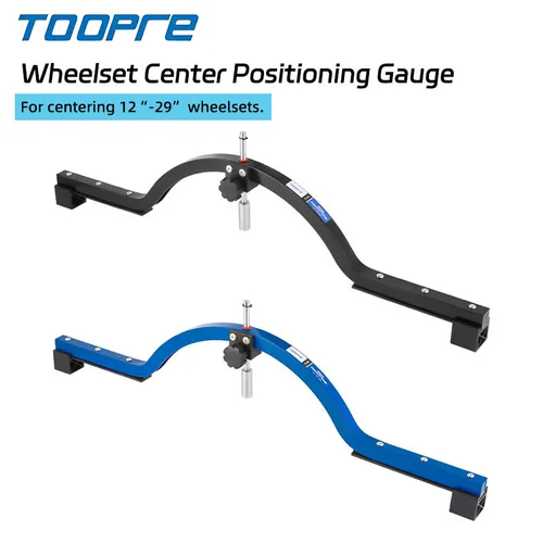 TOOPRE juego de ruedas de bicicleta, herramienta de ajuste de arco de rueda, calibrador de posicionamiento central