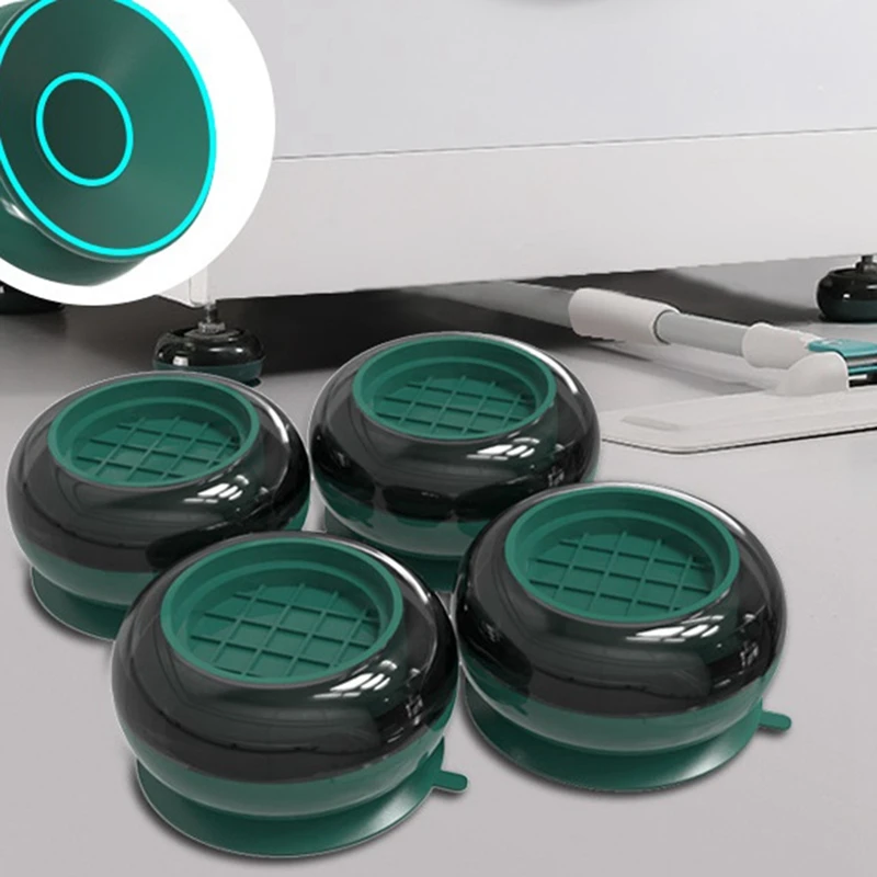 4 pezzi di Base per lavatrice cuscinetti per piedi Pad di protezione universale spessore silenzioso antiscivolo antiurto per asciugatrice domestica durevole B