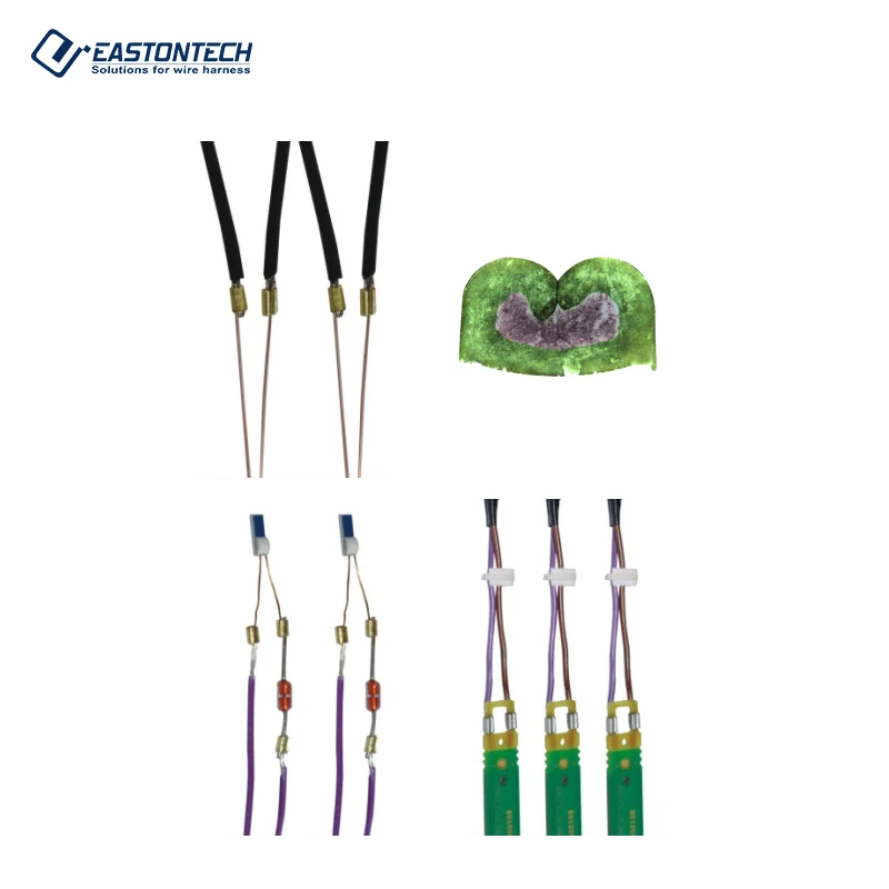 Servomotor semiautomático EW-1550, máquina de empalme de alambre, correa de alambre, maquinaria de prensado de cobre, 2T, AWG24-AWG10