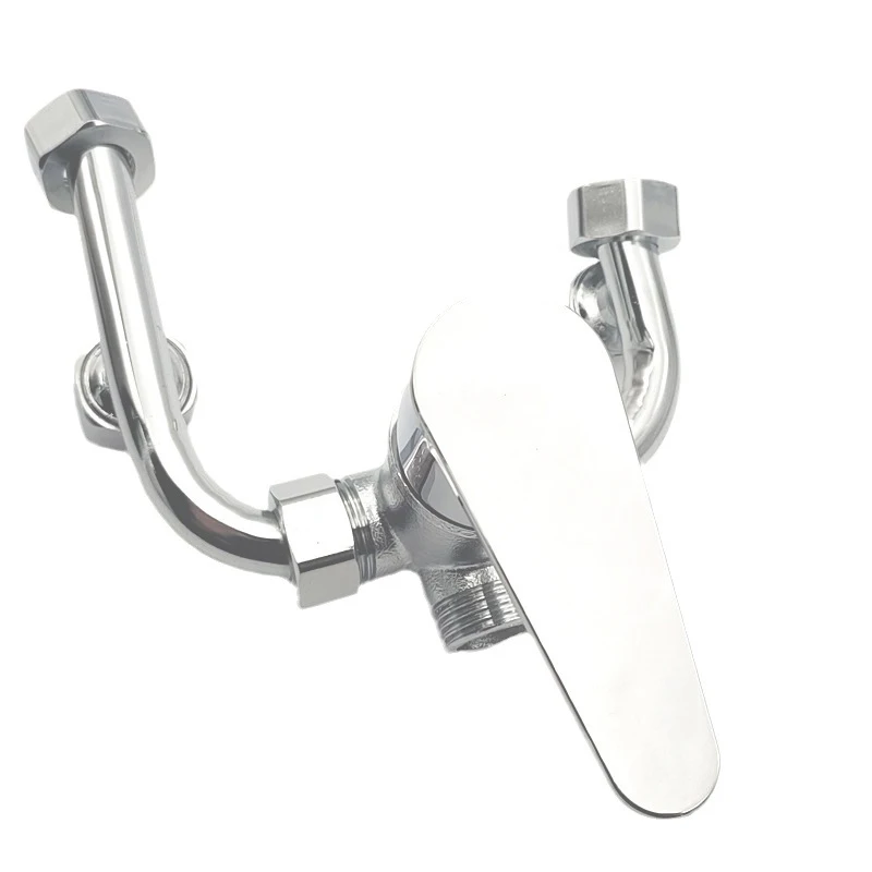 

Mixing valve surface mounted water heater accessories, hot and cold shower U-shaped valve faucet bathroom set