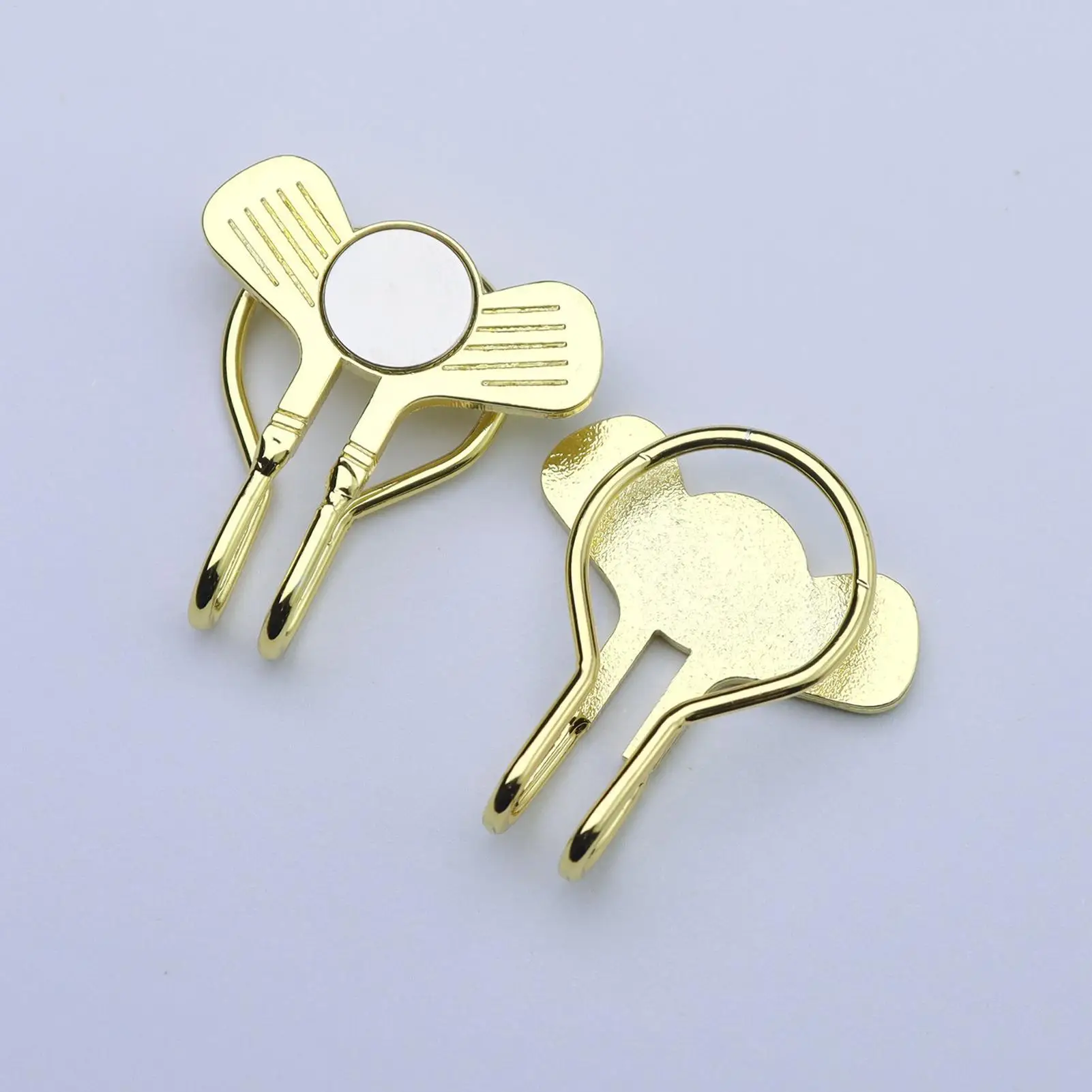 Pro Magnetic Golf Ball Marker Hat Clip Unisex Training Aids Durable Golf Hat Clip Ball Marker For Practice Field Backyar