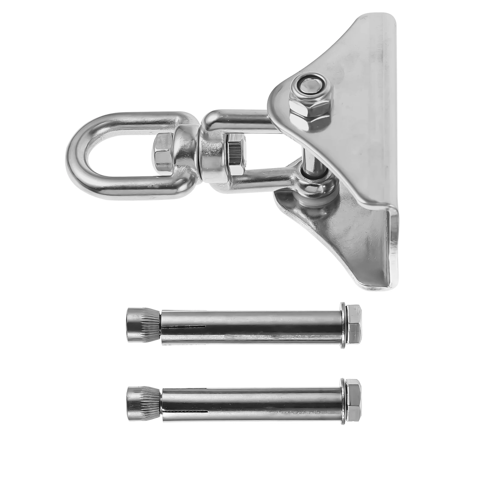 Gancio per amaca in metallo resistente Gancio per altalena da soffitto professionale Gancio in acciaio inossidabile Montaggio su ponte da pavimento a parete Fissaggi per appendere