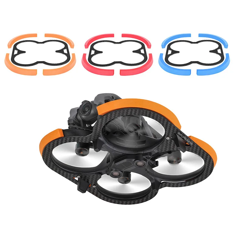 Защитная панель 13 в 1 из углеродного волокна и лента для предотвращения столкновений EVA, защитная лента для DJI AVATA, аксессуары для дрона