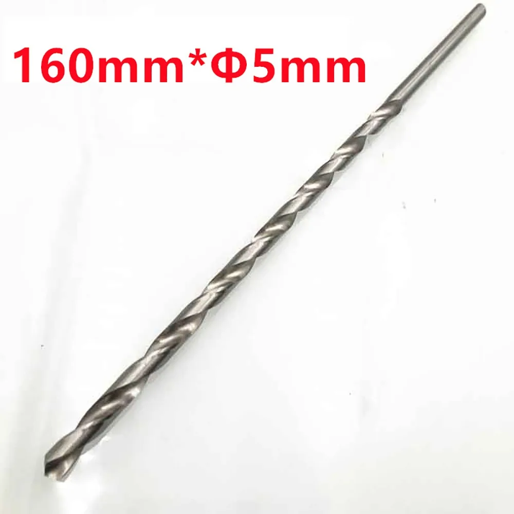 1Pcs Diameter 2-6mm Extra Long Drill Bit HSS Steel Length 160-300mm Drilling Tool Straight Shank Power Tool