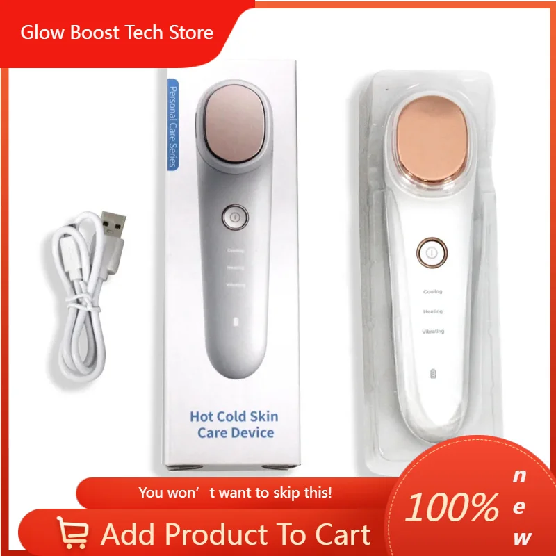 

NYHome Use Cold and Hot Instrument New Handheld Makeup Remover Introduction Instrument Essence Water Lotion Beauty Instrument