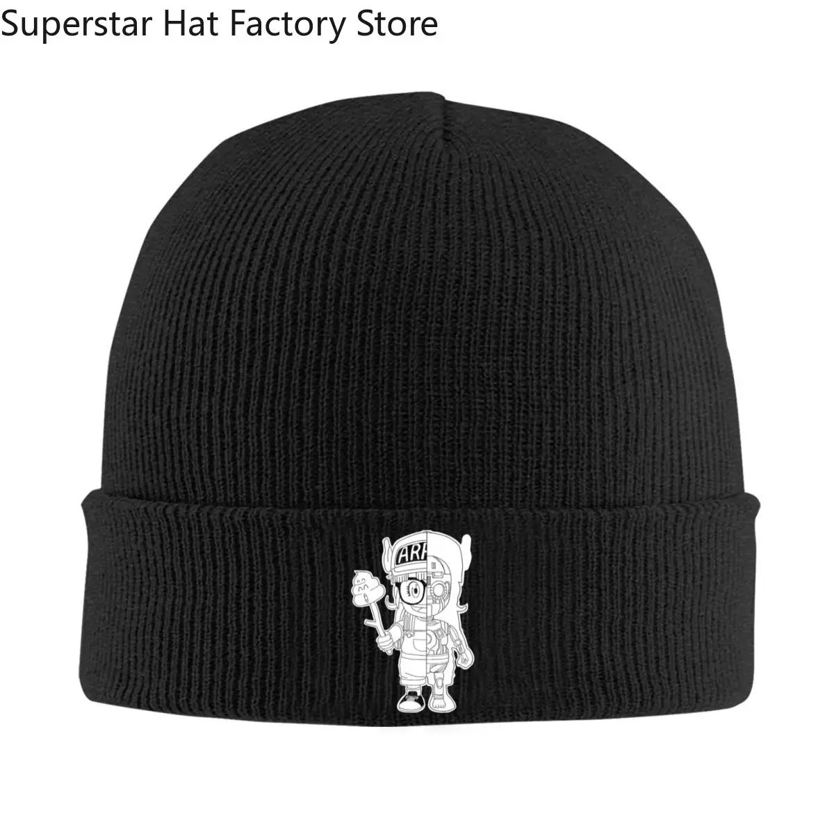 Arale Dr.Slump Anatomy Hats Autumn Winter Beanies Ski Caps Men Women Acrylic Knitted Caps