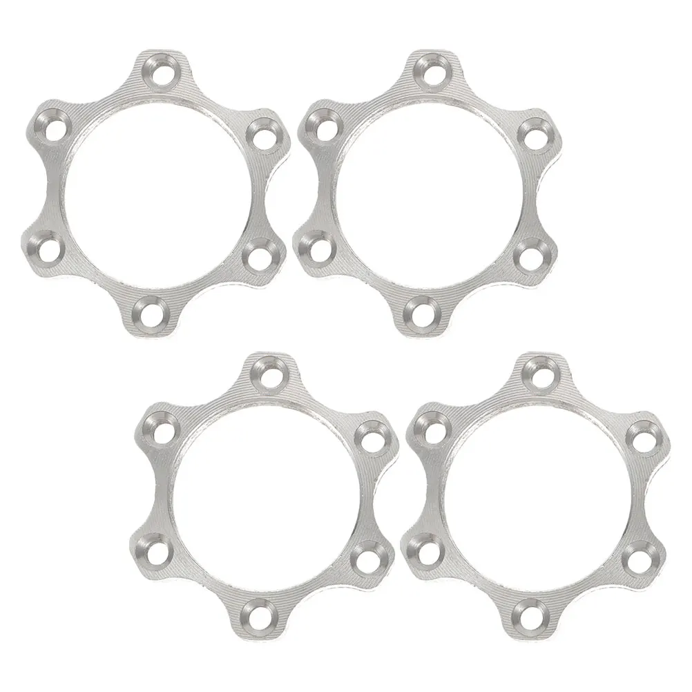 

4Pcs Bicycle Disc Brake Base Aluminum Alloy Flange Adapter 6 Bolt Rotor Mounting Bracket for Bike Brake Disc Rotor