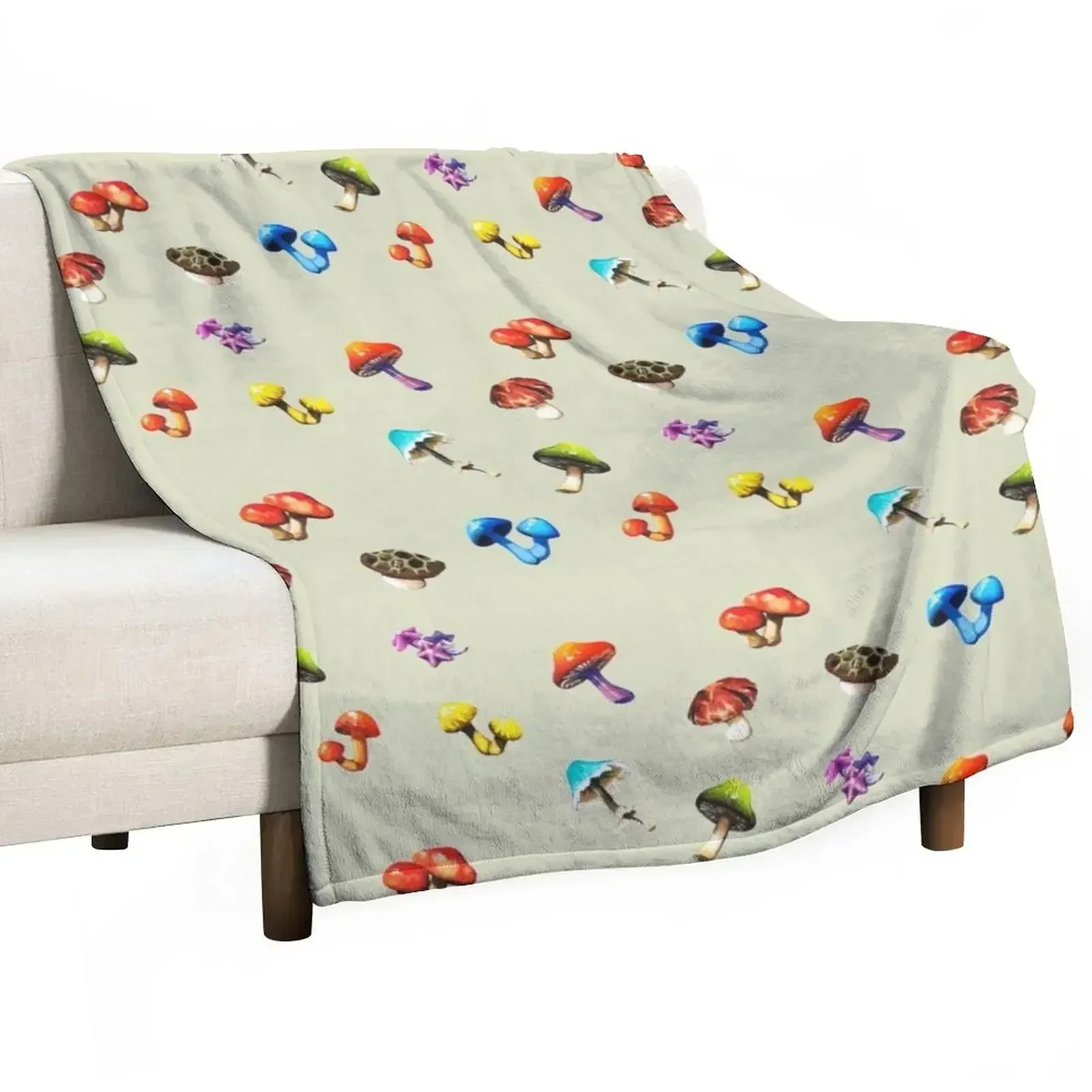 

BOTW mushrooms Throw Blanket Blankets Sofas Of Decoration Blankets For Baby Blankets