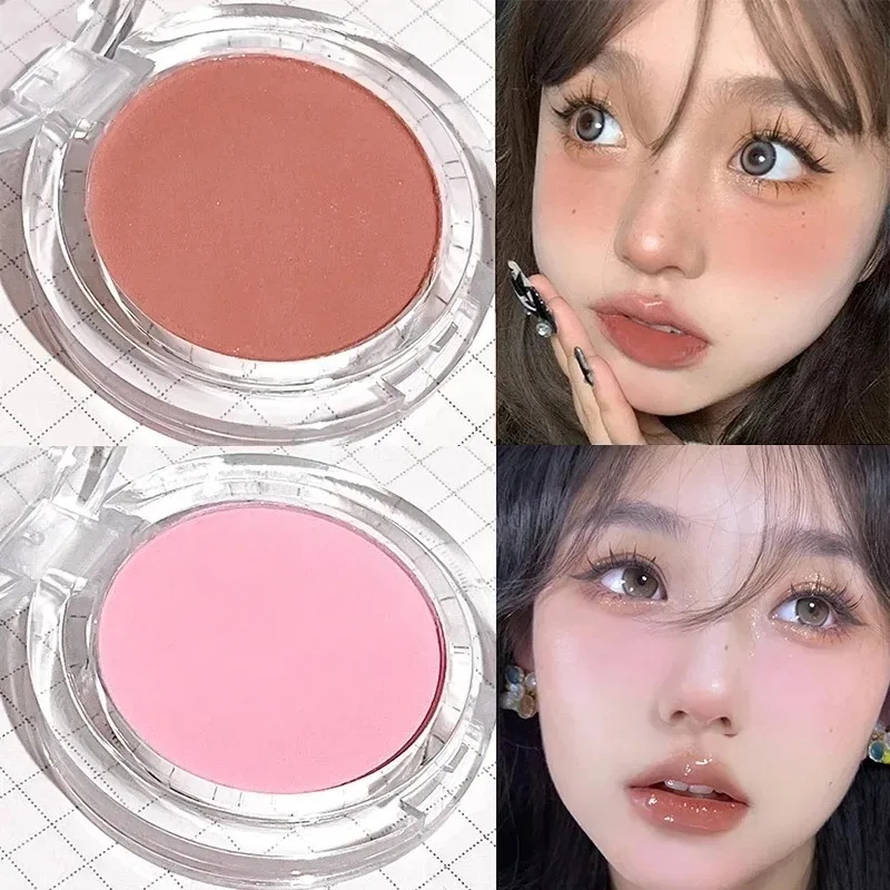 Monochrome Blush Palette Rose Orange Soft Blusher Powder Natural Cheek Color Face Makeup Matte Girl Rouge Contour Shadow Palette