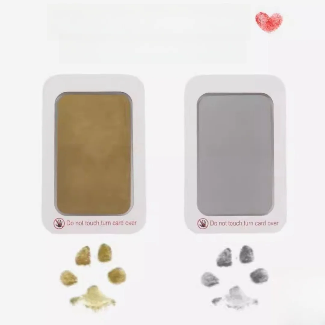 Ink Pad Kit, Mess-Free Inkless Handprint and Footprint Pad with Impression Cards, Suitable for Babies and Pets, Perfect Keepsake