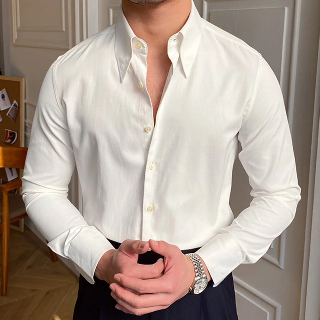 Mens designer white shirts best sale