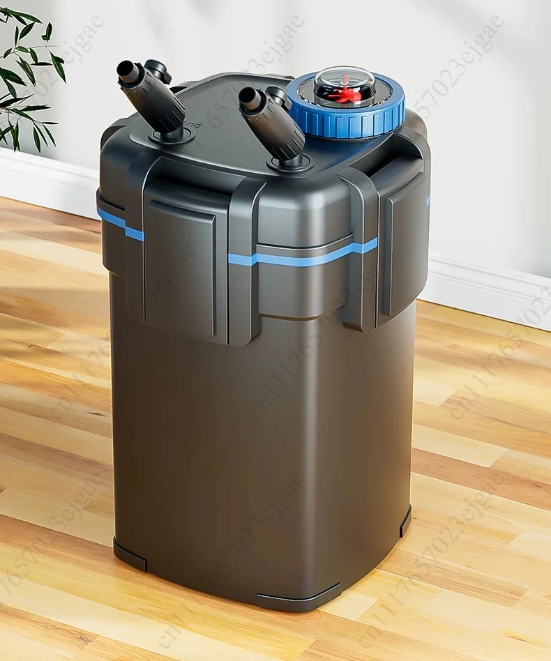 Fish Tank External Filter Canister Silent Biological Filtration Device Freshwater Saltwater Use