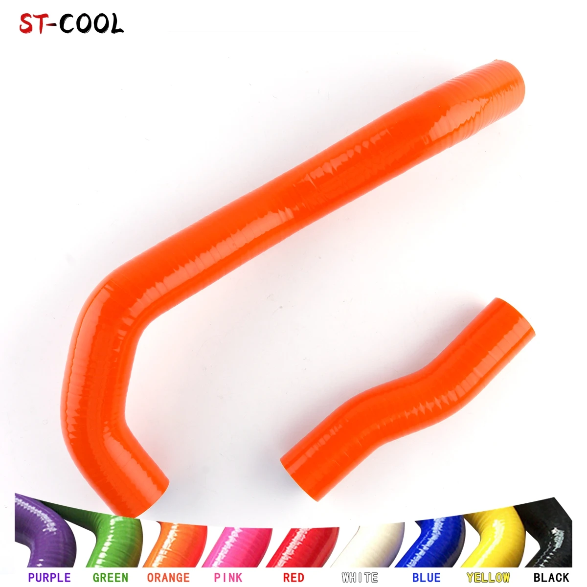 

For Lexus IS300 3.0 2JZ-GE 2JZGE Altezza 2000 2001 2002 2003 2004 2005 Radiator Coolant Tube Silicon Pipe Silicone Hose Kit 2Pcs