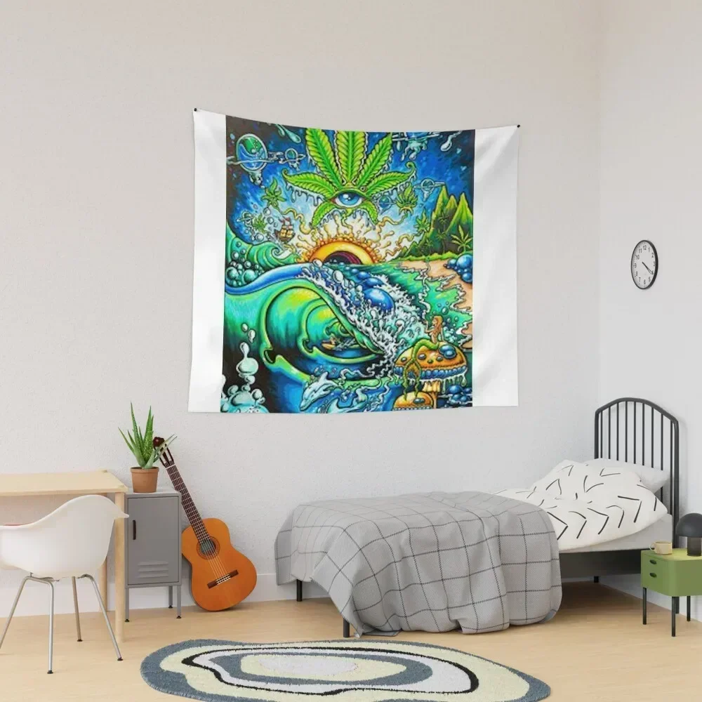 

Trippy Stoner Art Tapestry Decorative Wall Murals Wallpaper Wall Art Tapestry