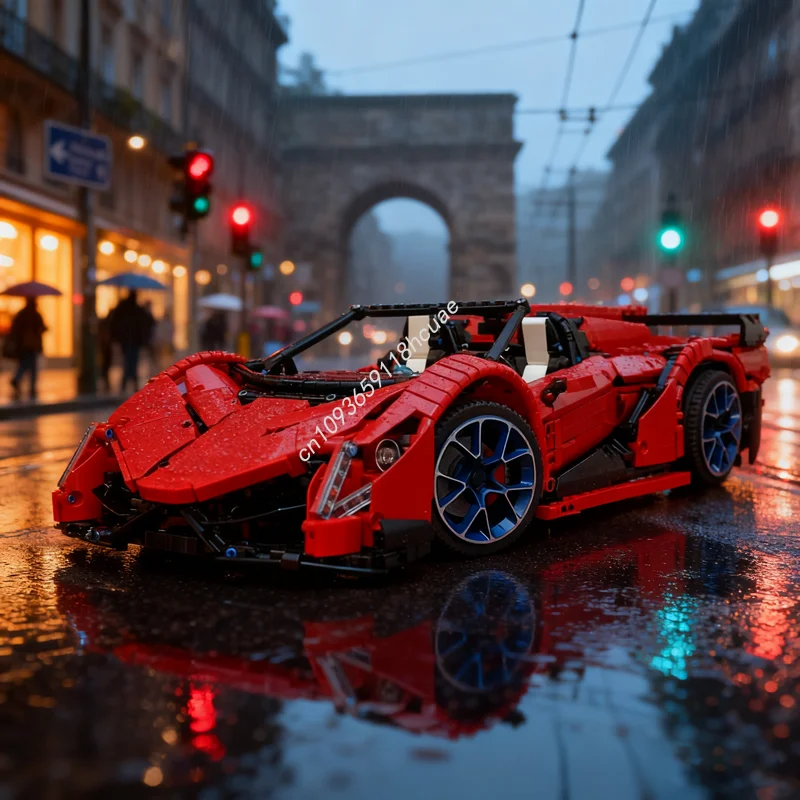 

2652 шт. MOC Lamborghiniesed Veneno Roadster Техническая модель Строительные блоки DIY Креативные игрушки Идея Детские рождественские подарки на день рождения
