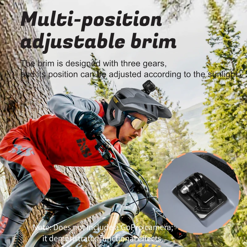 

BATFOX Durable 3/4 Mountain Bike Helmet Adult Outdoor Cycling Scratch-Resistant PC Shell Protection Helmet Dirt Bike Helmets