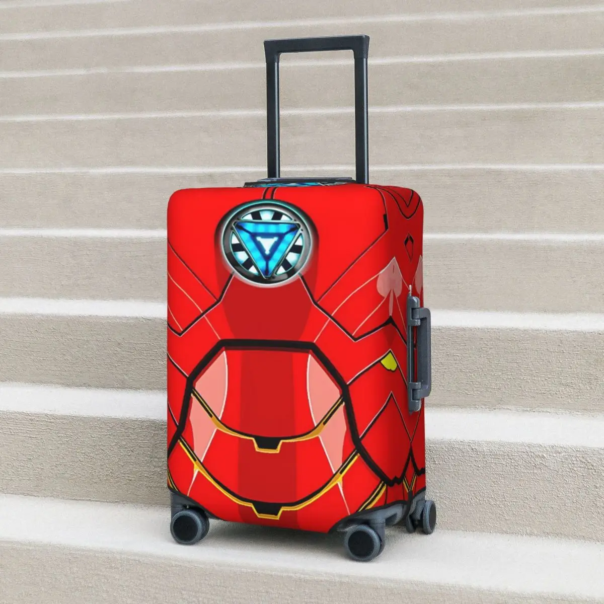 Custom Iron Man 3D Print Suitcase Cover Holiday Anime Manga Practical Luggage Supplies Business Protector