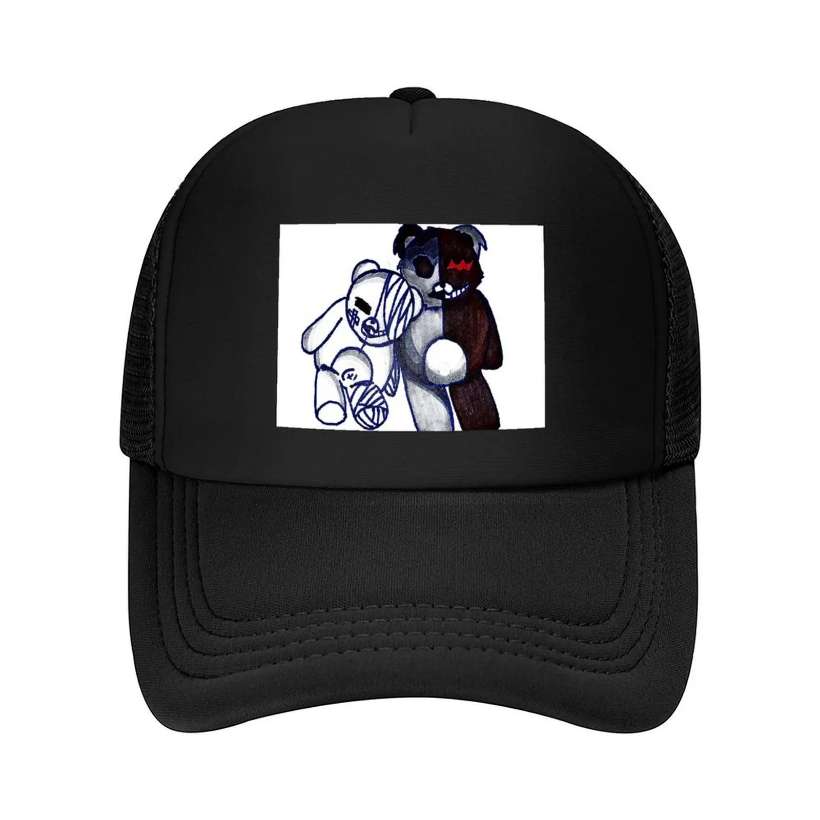 

Monokuma & Shirokuma Baseball Cap Luxury Hat Golf beach hat Fishing cap Caps Women Men's