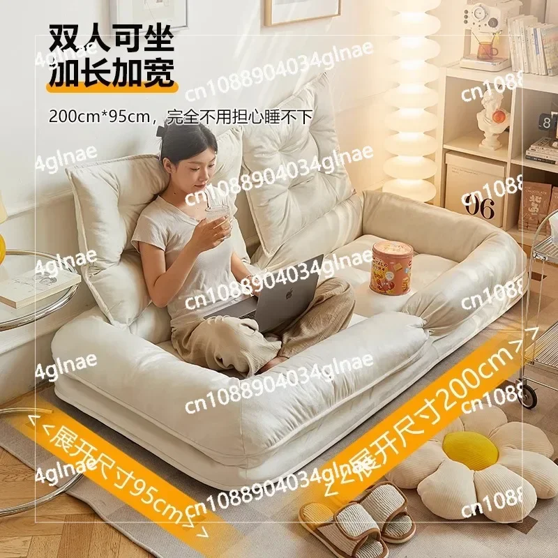 Lazy Sofa Can Lie Down and Sleep on The Ground Tatami Small Single Folding Sofa Chair Double Living Room Human Kennel