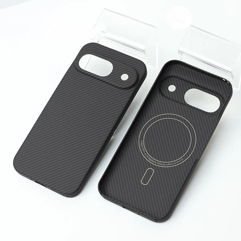 

Подходит для Google Pixel9 pro Чехол для телефона из кевларового арамидного волокна с магнитным легким полосатым стилем