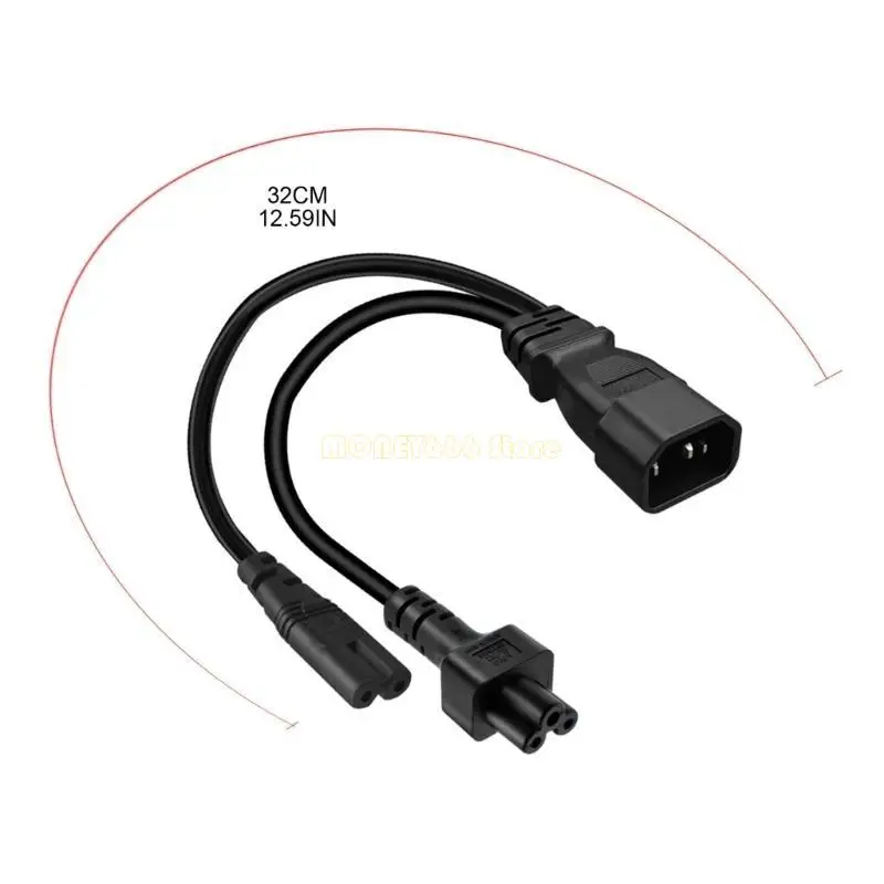 F62C 3 Terminales IEC320-C14 a C5+CABLE CABLE CABLE Cable cable conector masculino a