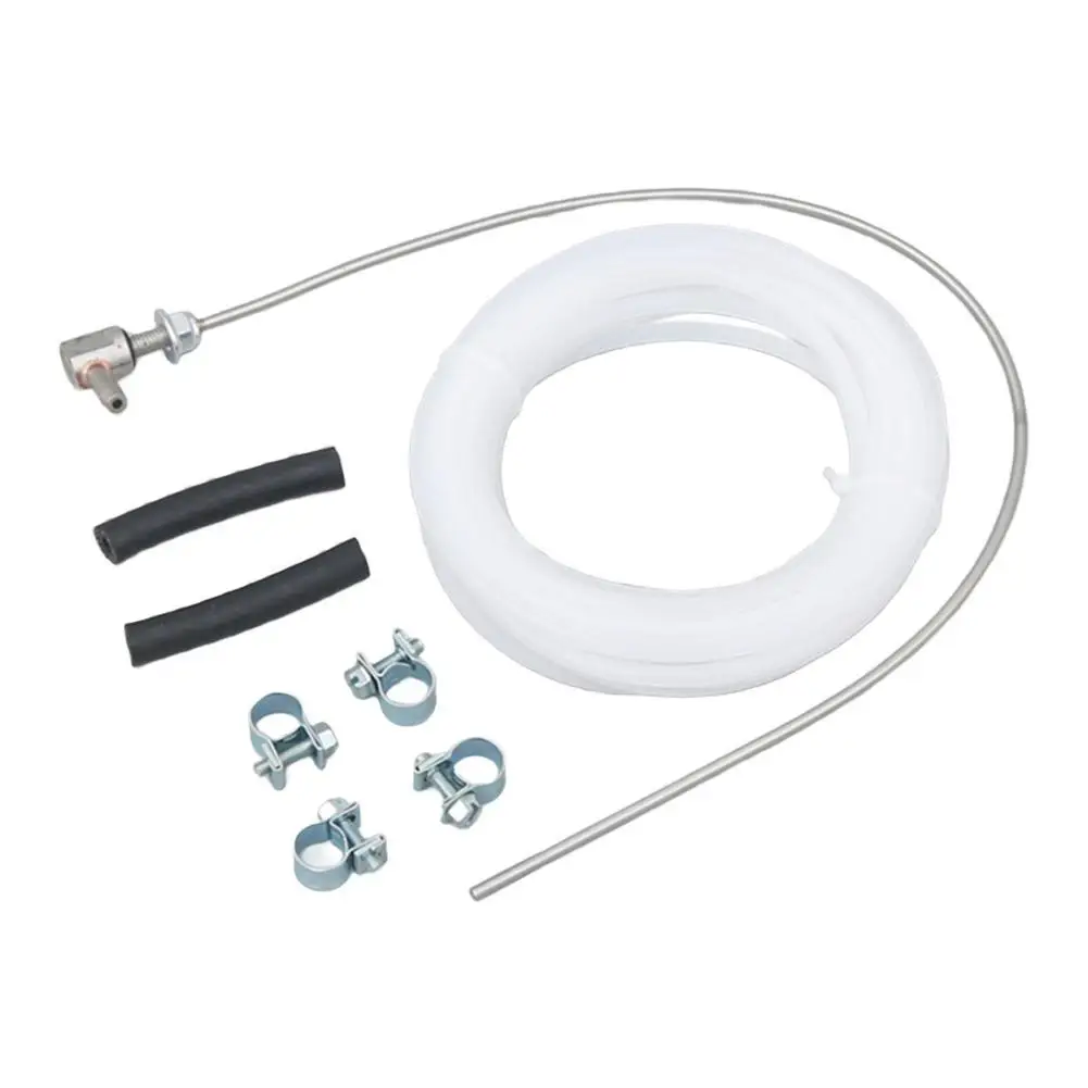 

Vehicle Fuel System Fuel Delivery Solution Car Fuel Tank Kit Silver ABS Material Bendable Tube Metal Construction
