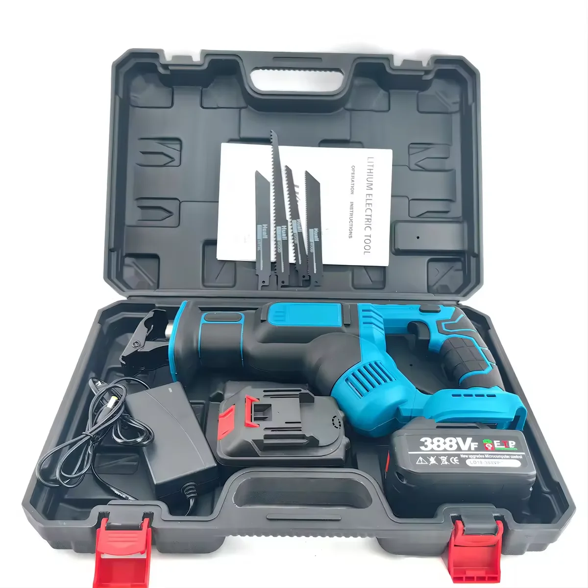 

Cordless Sawzall Reciprocating Saw Battery Powered Heavy Tool for Construction Metal Wood Cutting