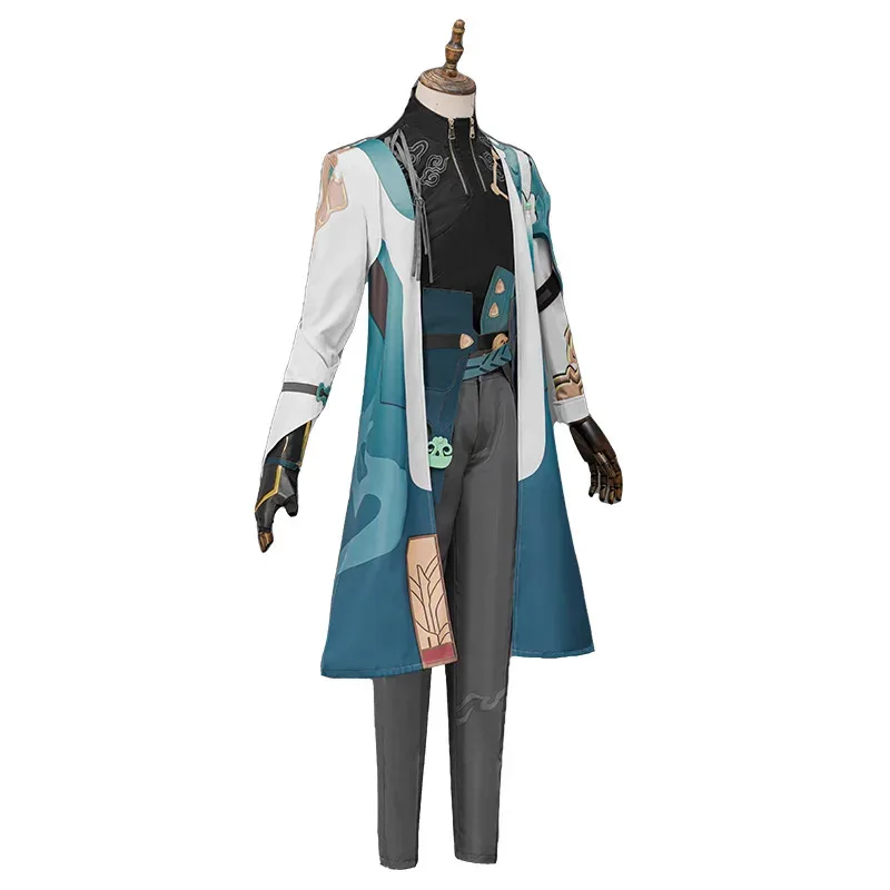 : Game Honkai Star Rail Dan Heng Cosplay Costume Wig Antique Men Halloween Gifts eo]5