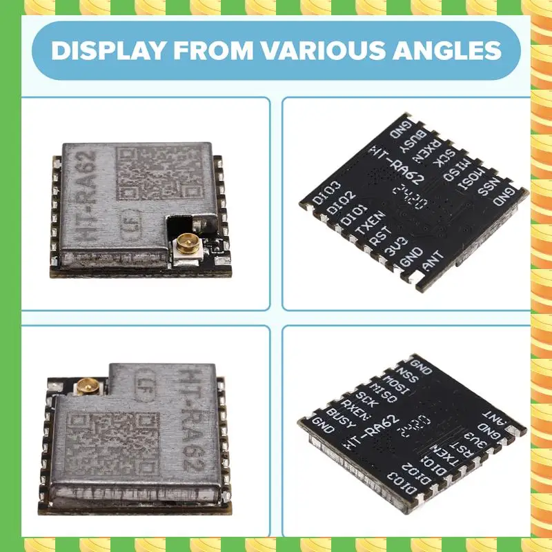 

Модуль серии AB53 Lora HT-RA62 Модуль серии Lora SX1262 Вторичная разработка поддерживает протокол Lorawan